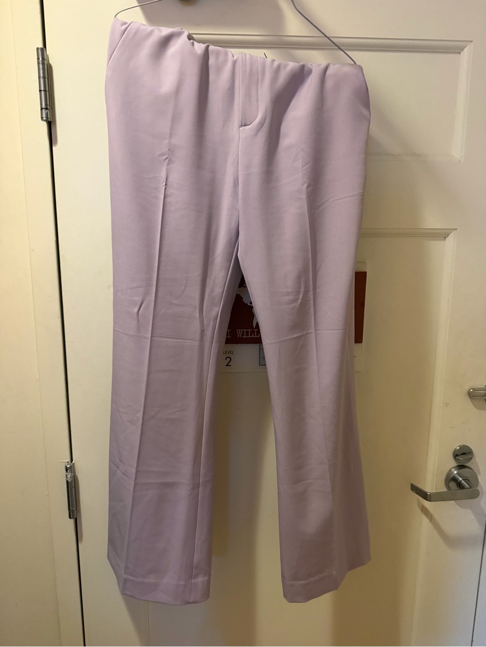 Banana Republic Lilac Bootcut Sculpted Stretch Trousers